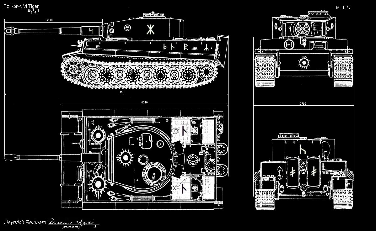 Tiger 1 схема