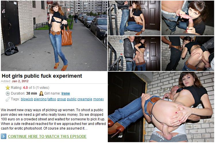 Hot girls public fuck experiment